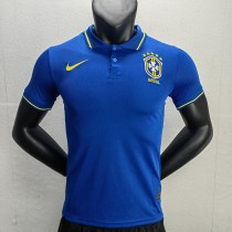 2023 Brazil Blue 1:1 Quality Polo