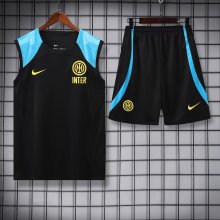 23/24 Inter Milan Black 1:1 Quality Training Vest（A-Set）