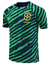 2022 Brazil Training Suit Green 1:1 Quality Training Shirt
