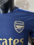 23/24 Arsenal Away Blue Player version 1:1 Quality Soccer Jersey