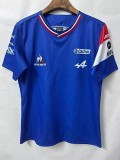 2021 F1 Formula One Alpine Blue Short Sleeve Racing Suit(高山) 1:1 Quality