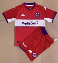21/22 Fiorentina Fourth Kids 1:1 Quality Soccer Jersey