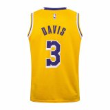 NBA Laker yellow Davis No.3 1:1 Quality