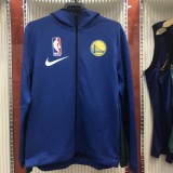 NBA warriors warm-up training appearance hooded zipper jacket with chip 1:1 Quality
