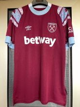 22/23 West Ham United Home Fans 1:1 Quality Soccer Jersey