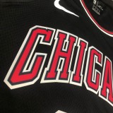 NBA Bulls crew neck black 33 leather band chip 1:1 Quality