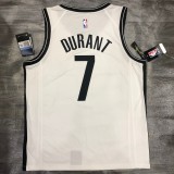 NBA Net white No. 7 Durant with chip 1:1 Quality