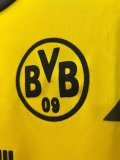 1989 Dortmund Home Yellow Retro Soccer Jersey