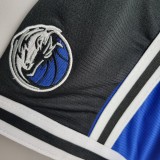 2022 Dallas Mavericks NBA US Training Shorts Blue Black Border 1:1 Quality NBA Pants