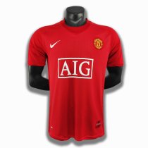 2007-2008 Manchester United Home Without Embroidery 1:1 Quality Retro Soccer Jersey