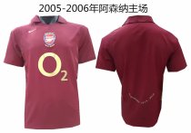 2005-2006 Arsenal Home 1:1 Quality Retro Soccer Jersey