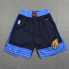 Oklahoma City Thunder Navy Blue 1:1 Quality NBA Pants