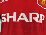 1994-1996 Manchester United Home 1:1 Quality Retro Soccer Jersey