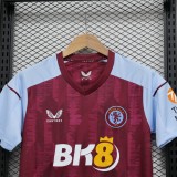 23/24 Aston Villa Home Fans 1:1 Quality Soccer Jersey