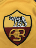 2000-2001 Roma Home Long sleeve 1:1 Retro Soccer Jersey