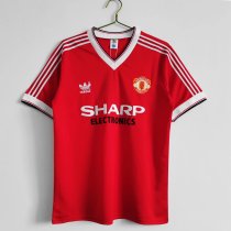 1983 Manchester United Home 1:1 Quality Retro Soccer Jersey
