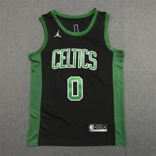 21 Celtics TATUM #0 Black 1:1 Quality NBA Jersey