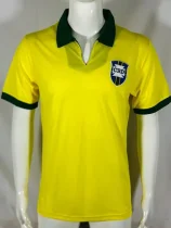 1950-1966 Brazil Home 1:1 Quality Retro Soccer Jersey