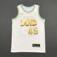 22-23 Cleveland Cavaliers MITCHELL #45 White City Edition 1:1 Quality NBA Jersey