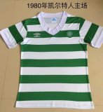1980 Celtic Home 1:1 Quality Retro Soccer Jersey