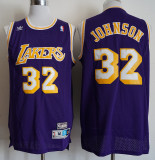 NBA Lakers (mesh) 32 Johnson yellow, purple 1:1 Quality