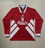 1993-1995 Retro Liverpool Home Long sleeve 1:1 Quality Soccer Jersey