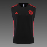 22/23 Bayern Munich Vest Training Suit Kit Black 1:1 Quality Training Jersey