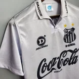 1993 Retro Santos FC Home White 1:1 Quality Soccer Jersey