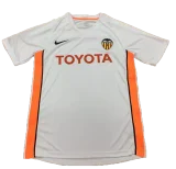 2006 Valencia Home White 1:1 Quality Retro Soccer Jersey