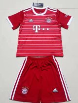 22/23 Bayern Munich Home Kids 1:1 Quality Soccer Jersey