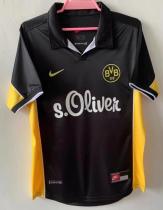 1998 Dortmund Black Away 1:1 Retro Soccer Jersey