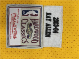 NBA Supersonic Retro #34 Allen vintage yellow top Mesh Jersey 1:1 Quality