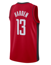NBA Rockets 13 red new season Jersey 1:1 Quality