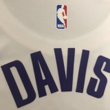 NBA Laker crew neck vintage white No. 3 Anthony Davis with chip 1:1 Quality