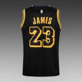 NBA Laker black James No.23 1:1 Quality