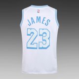 NBA Laker white James No.23 1:1 Quality