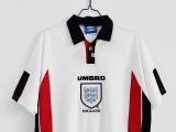 1998 England Home 1:1 Quality Retro Soccer Jersey