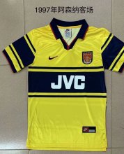 1997 Arsenal Away 1:1 Quality Retro Soccer Jersey