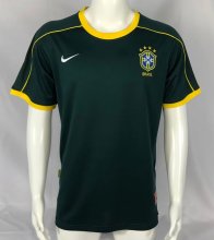 1998 Brazil Goalkeeper Retro Soccer Jersey