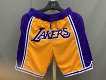 NBA Lakers Embroidered Shorts 1:1 Quality