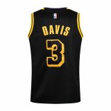 NBA Laker black Davis No.3 1:1 Quality