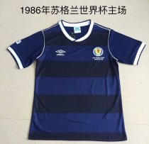 1986 Scotland Home 1:1 Quality Retro Soccer Jersey