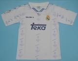 1994-1996 Retro Real Madrid White 1:1 Quality Soccer Jersey
