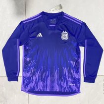 22/23 Argentina Away Long Sleeve Fans 2 stars 1:1 Quality Soccer Jersey