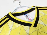 1988 Dortmund Home Yellow 1:1 Retro Soccer Jersey