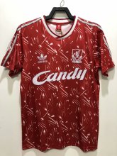1989-1991 Liverpool Home 1:1 Quality Retro Soccer Jersey