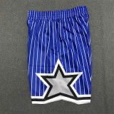 Magic Blue Stripe 1:1 Quality Retro NBA Pants