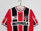 2000 Sao Paulo Away Red 1:1 Retro Soccer Jersey