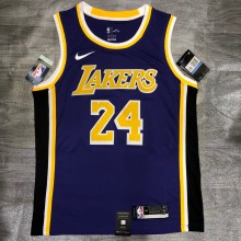 NBA Laker crew retro purple 24 Kobe with chip 1:1 Quality