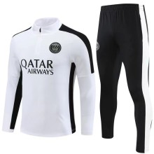 23/24 PSG Training Suit White 1:1 Quality Training Jersey